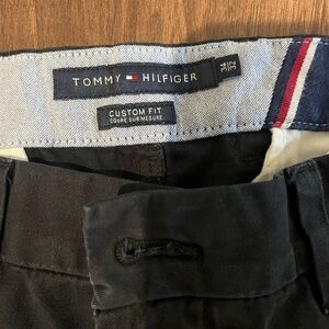 Tommy Hilfiger Men's Black Chinos